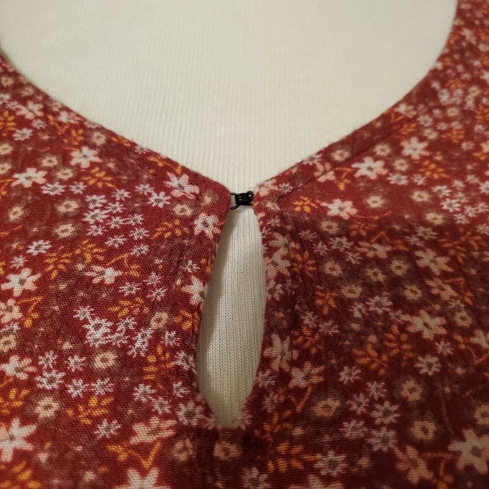 Maurices Patchwork peasant style top - Picture 4 of 7